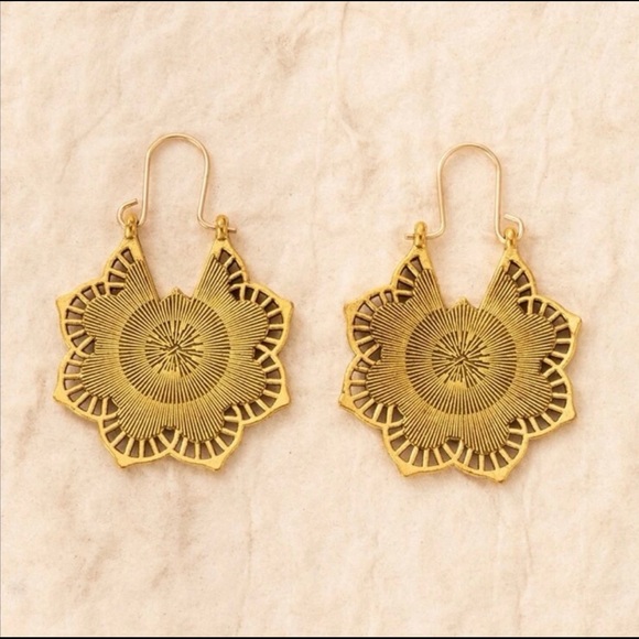 Mandala Earrings - Picture 4 of 6